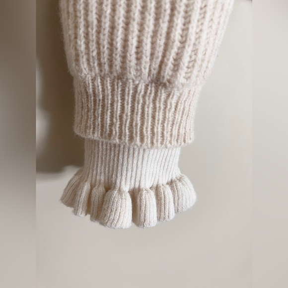 Sandro Ruffle Collar Sweater - Picture 3 of 5